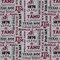 Licensed NCAA Texas A&M University Verbiage Fleece TAM1162 Fabric by the Yard
